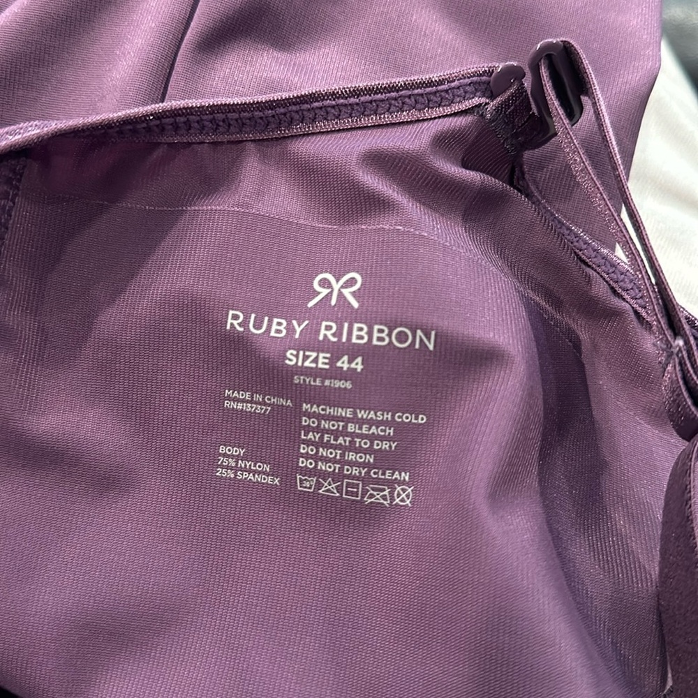 Ruby ribbon cami size 44 nwot style 1906- full support- can wear from D-DDD!